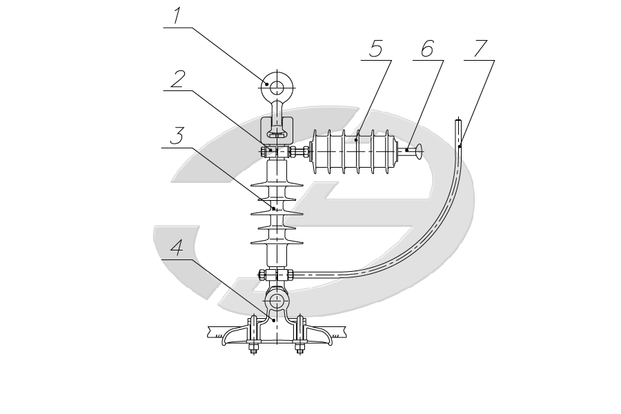 Устройство защиты от перенапряжений УЗПН-10-ЛК 