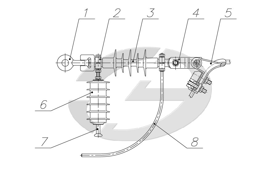 Устройство защиты от перенапряжений УЗПН-10-ЛК 
